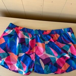 Old Navy Active Blue Geometric Shorts